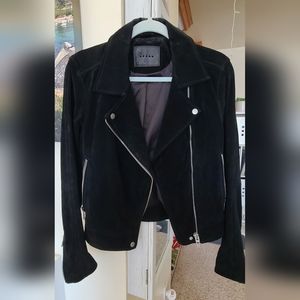 Women's suede leather jacket